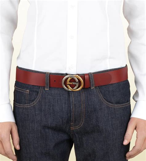 gucci belt red men